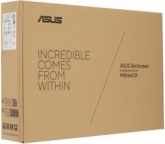 Монитор Asus 15.6" ZenScreen MB166CR черный IPS LED 5ms 16:9 матовая 250cd 178гр/178гр 1920x1080 60Hz FHD USB 0.78кг Монитор Asus 15.6" ZenScreen MB166CR черный IPS LED 5ms 16:9 матовая 250cd 178гр/178гр 1920x1080 60Hz FHD USB 0.78кг