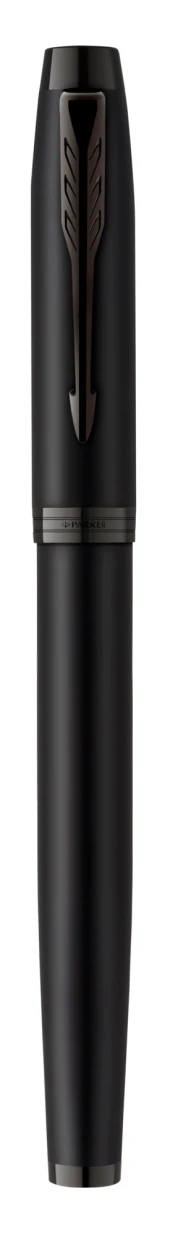 Ручка перьев. Parker IM Achromatic F317 (2127741) Matt Black F сталь нержавеющая подар.кор.