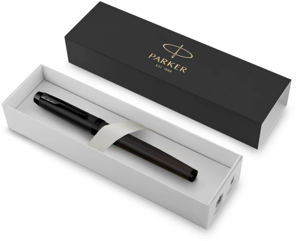 Ручка перьев. Parker IM Achromatic F317 (2127741) Matt Black F сталь нержавеющая подар.кор. Ручка перьев. Parker IM Achromatic F317 (2127741) Matt Black F сталь нержавеющая подар.кор.