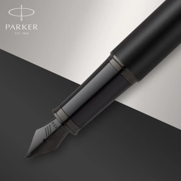 Ручка перьев. Parker IM Achromatic F317 (2127741) Matt Black F сталь нержавеющая подар.кор. Ручка перьев. Parker IM Achromatic F317 (2127741) Matt Black F сталь нержавеющая подар.кор.