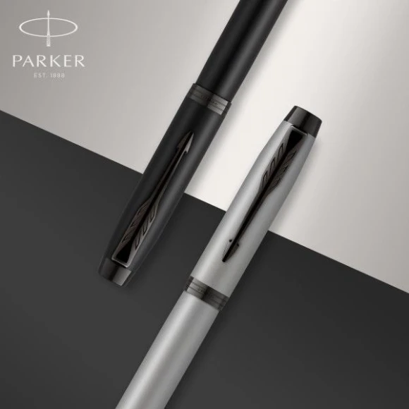 Ручка перьев. Parker IM Achromatic F317 (2127741) Matt Black F сталь нержавеющая подар.кор. Ручка перьев. Parker IM Achromatic F317 (2127741) Matt Black F сталь нержавеющая подар.кор.