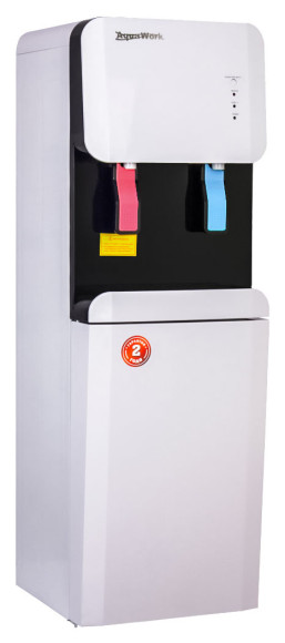 Кулер Aqua Work 105 LR напольный компрессорный белый/черный