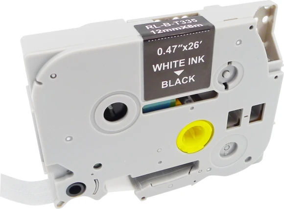 Картридж ленточный Cactus CS-TZE335 TZe-335 белый на черном 12x8 для Brother 1010/1280/1280VP/2700VP Картридж ленточный Cactus CS-TZE335 TZe-335 белый на черном 12x8 для Brother 1010/1280/1280VP/2700VP