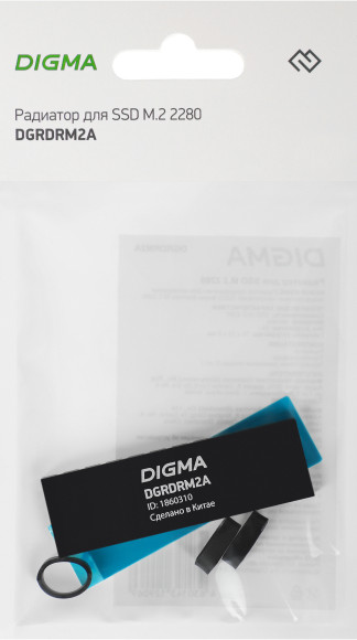 Радиатор для SSD Digma DGRDRM2A черный металл Ret Радиатор для SSD Digma DGRDRM2A черный металл Ret