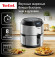 Аэрогриль Tefal Easy Fry Deluxe EY401D15 1500Вт серебристый/черный Аэрогриль Tefal Easy Fry Deluxe EY401D15 1500Вт серебристый/черный