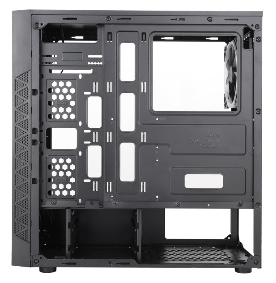 Корпус Accord JP-VI черный без БП ATX 3x120mm 2xUSB2.0 1xUSB3.0 audio bott PSU