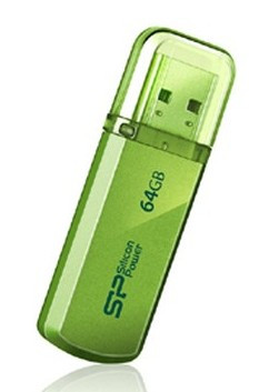 Флеш Диск Silicon Power 64Gb Helios 101 SP064GBUF2101V1N USB2.0 зеленый Флеш Диск Silicon Power 64Gb Helios 101 SP064GBUF2101V1N USB2.0 зеленый