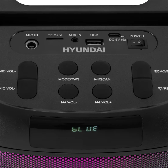 Минисистема Hyundai H-MC1231 черный 40Вт FM USB BT micro SD Минисистема Hyundai H-MC1231 черный 40Вт FM USB BT micro SD