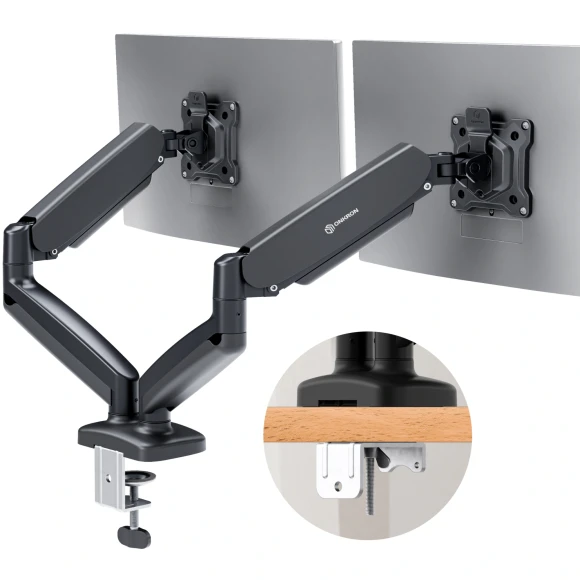 Кронштейн для мониторов Onkron G160 черный 13"-32" макс.16кг настольный поворот и наклон верт.перемещ.