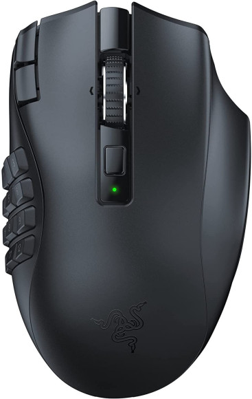 Мышь Razer Naga V2 HyperSpeed черный оптическая 30000dpi беспров. BT/Radio для ноутбука 17but (RZ01-03600100-R3G1) Мышь Razer Naga V2 HyperSpeed черный оптическая 30000dpi беспров. BT/Radio для ноутбука 17but (RZ01-03600100-R3G1)