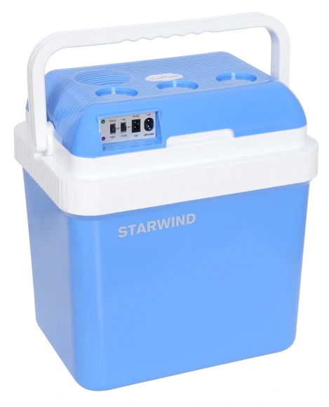 Автохолодильник Starwind CB-112 24л 48Вт голубой/белый