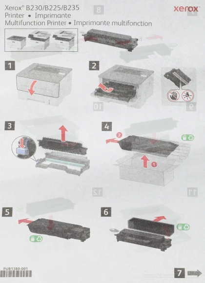 Картридж лазерный Xerox 006R04404 черный бар.в компл. (6000стр.) для Xerox B230, B225, B235