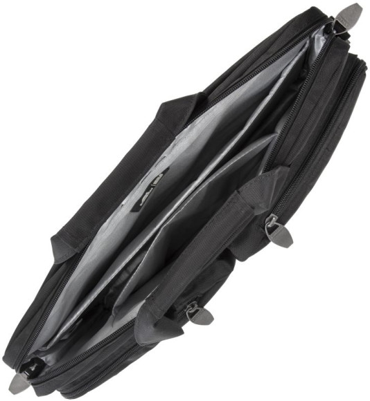 Сумка для ноутбука 16" Riva 8530 черный полиэстер (8530 BLACK) Сумка для ноутбука 16" Riva 8530 черный полиэстер (8530 BLACK)