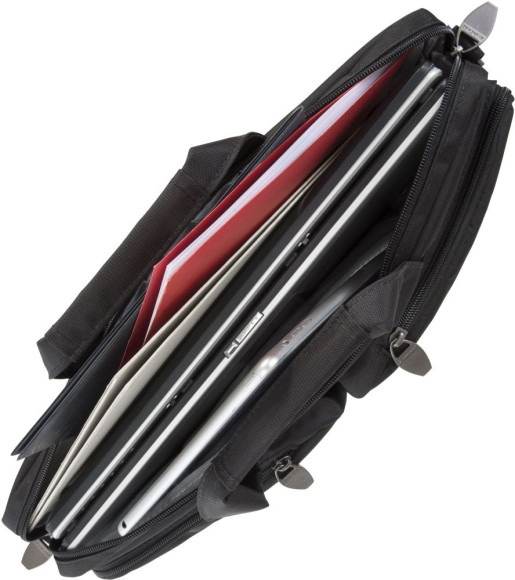 Сумка для ноутбука 16" Riva 8530 черный полиэстер (8530 BLACK) Сумка для ноутбука 16" Riva 8530 черный полиэстер (8530 BLACK)