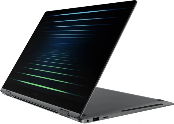 Ноутбук Samsung Galaxy Book 5 Pro 360 NP960 Core Ultra 7 256V 16Gb SSD512Gb Intel Arc 140V 16" AMOLED Touch 2.8K (2880x1800) Windows 11 Home English grey WiFi BT Cam (NP960QHA-KG1IN)