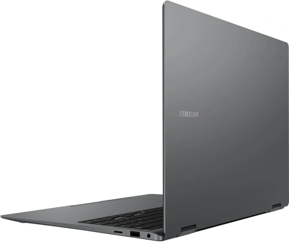 Ноутбук Samsung Galaxy Book 5 Pro 360 NP960 Core Ultra 7 256V 16Gb SSD512Gb Intel Arc 140V 16" AMOLED Touch 2.8K (2880x1800) Windows 11 Home English grey WiFi BT Cam (NP960QHA-KG1IN)