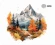 Коврик для мыши Cactus Autumn mountains 220x180x2мм (CS-MPC-P10XS)