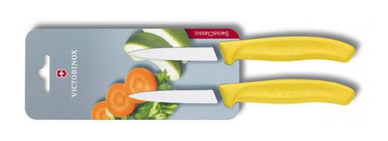 Набор ножей кухон. Victorinox Swiss Classic 6.7606.L118B компл.:2предм. желтый блистер