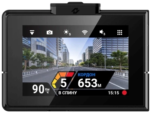 Видеорегистратор с радар-детектором Neoline X-Cop roadmaster GPS ГЛОНАСС черный