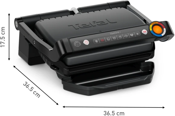 Электрогриль Tefal Optigrill+ GC717810 2000Вт черный/серый Электрогриль Tefal Optigrill+ GC717810 2000Вт черный/серый