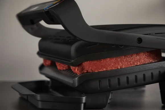 Электрогриль Tefal Optigrill+ GC717810 2000Вт черный/серый Электрогриль Tefal Optigrill+ GC717810 2000Вт черный/серый