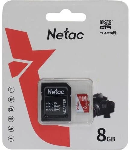 Флеш карта microSDHC 32GB Netac NT02P500ECO-032G-S P500 Eco w/o adapter