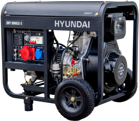 Генератор Hyundai DHY 8000LE-3 6.5кВт Генератор Hyundai DHY 8000LE-3 6.5кВт