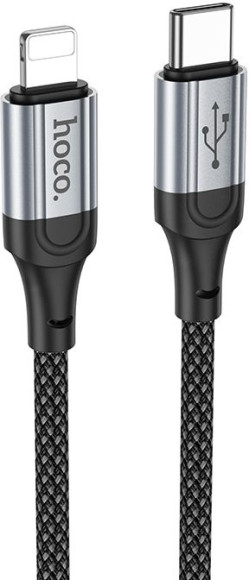 Кабель Hoco X102 Fresh iP USB Type-C (m)-Lightning (m) 1м черный коробка