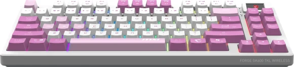 Клавиатура MSI GK600 механическая белый/фиолетовый USB беспроводная BT/Radio Multimedia for gamer LED (S11-43RUQ01-HH9) кабель 1.8м