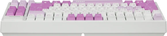 Клавиатура MSI GK600 механическая белый/фиолетовый USB беспроводная BT/Radio Multimedia for gamer LED (S11-43RUQ01-HH9) кабель 1.8м