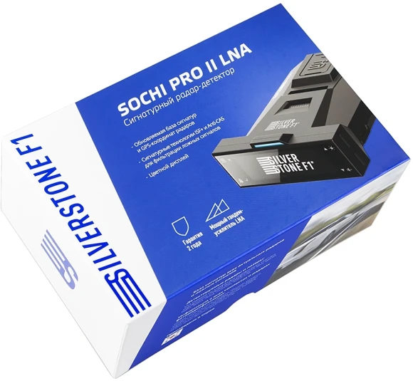 Радар-детектор Silverstone F1 SOCHI PRO II LNA GPS Радар-детектор Silverstone F1 SOCHI PRO II LNA GPS