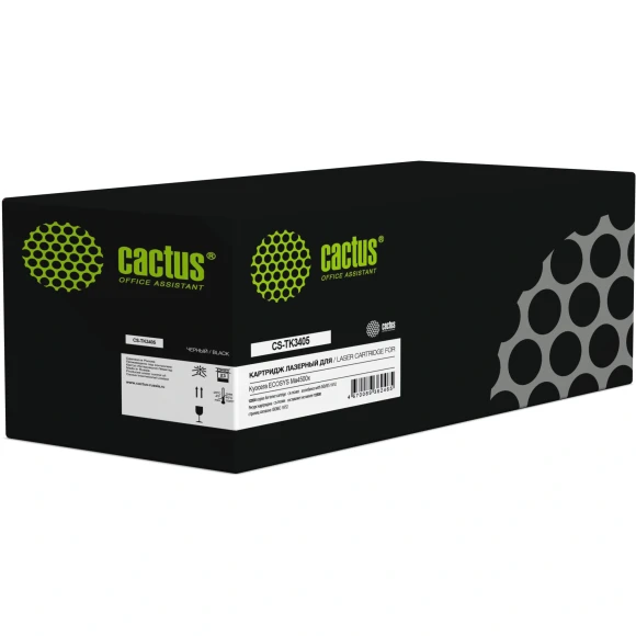 Картридж лазерный Cactus CS-TK3405 TK-3405 черный (12500стр.) для Kyocera ECOSYS MA4500x Картридж лазерный Cactus CS-TK3405 TK-3405 черный (12500стр.) для Kyocera ECOSYS MA4500x