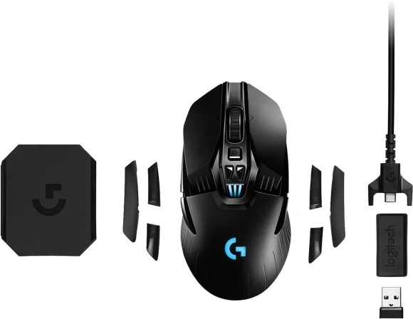 Мышь Logitech G903 LightSpeed Hero черный оптическая 25600dpi беспров. USB 9but (910-005674) Мышь Logitech G903 LightSpeed Hero черный оптическая 25600dpi беспров. USB 9but (910-005674)