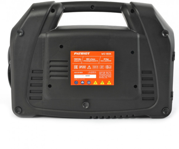 Компрессор поршневой Patriot WO 180K безмасляный 180л/мин 1100Вт синий/черный Компрессор поршневой Patriot WO 180K безмасляный 180л/мин 1100Вт синий/черный