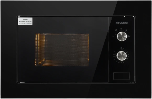 Микроволновая печь Hyundai HBW 2030S BG 20л. 800Вт черный (встраиваемая)