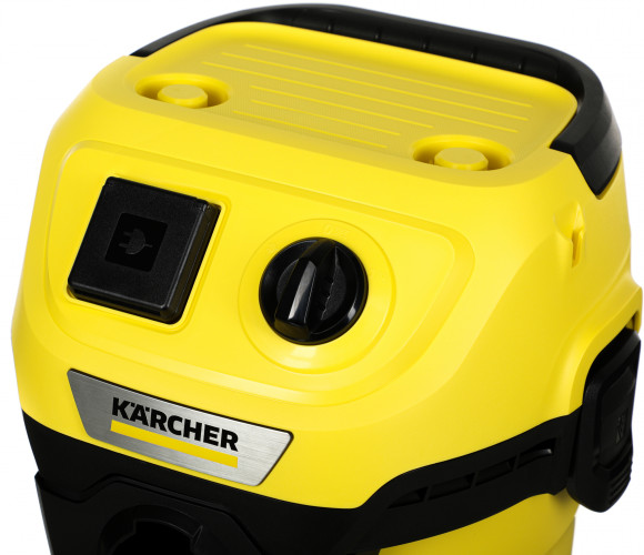 Строительный пылесос Karcher WD 3 P V-17/4/20 1000Вт (уборка: сухая/сбор воды) желтый