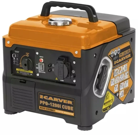 Генератор Carver PPG -1400I Cube 1.2кВт
