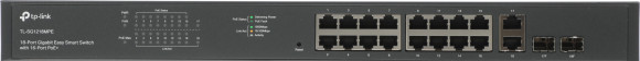 Коммутатор TP-Link TL-SG1218MPE (L2) 18x1Гбит/с 2xКомбо(1000BASE-T/SFP) 16PoE+ 192W управляемый