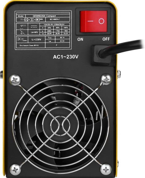 Сварочный аппарат Deko DKWM220A Compact инвертор ММА 7.8кВт