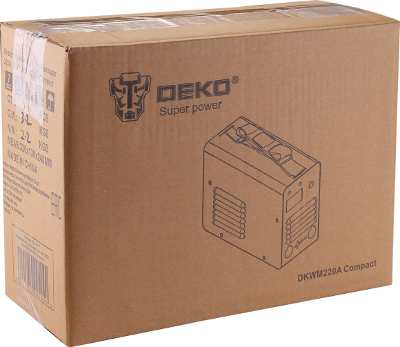 Сварочный аппарат Deko DKWM220A Compact инвертор ММА 7.8кВт