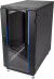 Шкаф коммутационный ЦМО (ШТК-М-18.6.6-1ААА-9005) напольный 18U 600x600мм пер.дв.стекл задн.дв.стал.лист 2 бок.пан. направл.под закл.гайки 270кг черный 455мм 48.6кг 180град. 960мм IP20 сталь