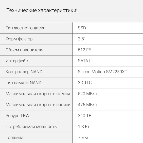 Накопитель SSD Digma SATA-III 512GB DGSR2512GS93T Run S9 2.5" Накопитель SSD Digma SATA-III 512GB DGSR2512GS93T Run S9 2.5"