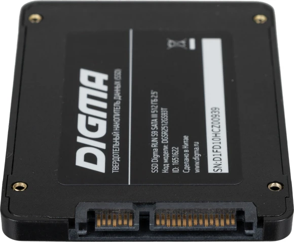 Накопитель SSD Digma SATA-III 512GB DGSR2512GS93T Run S9 2.5"