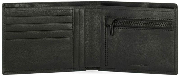 Кошелек мужской Piquadro Harper PU5760APR/N черный натур.кожа Кошелек мужской Piquadro Harper PU5760APR/N черный натур.кожа