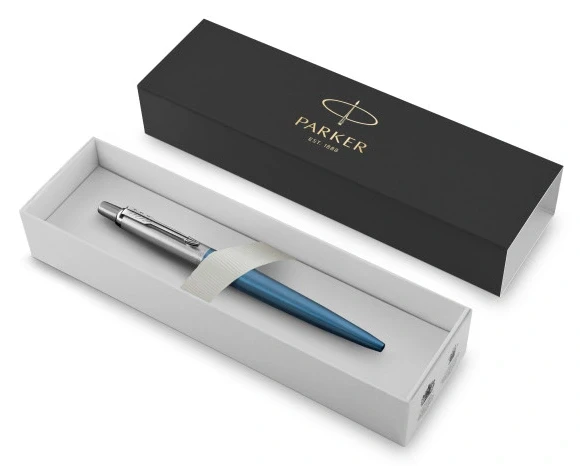 Ручка шариков. Parker Jotter Core K63 (1953191) Waterloo Blue CT M син. черн. подар.кор. Ручка шариков. Parker Jotter Core K63 (1953191) Waterloo Blue CT M син. черн. подар.кор.