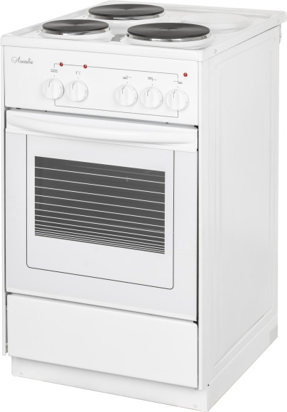 Плита Электрическая Лысьва ЭП 301 СТ белый эмаль (без крышки)