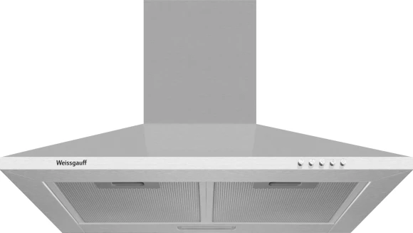 Вытяжка каминная Weissgauff Zosma 60 PB IX нержавеющая сталь управление: кнопочное (1 мотор) Вытяжка каминная Weissgauff Zosma 60 PB IX нержавеющая сталь управление: кнопочное (1 мотор)