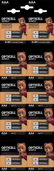 Батарея Opticell Simply AAA отрывной блистер AAA (2шт) блистер