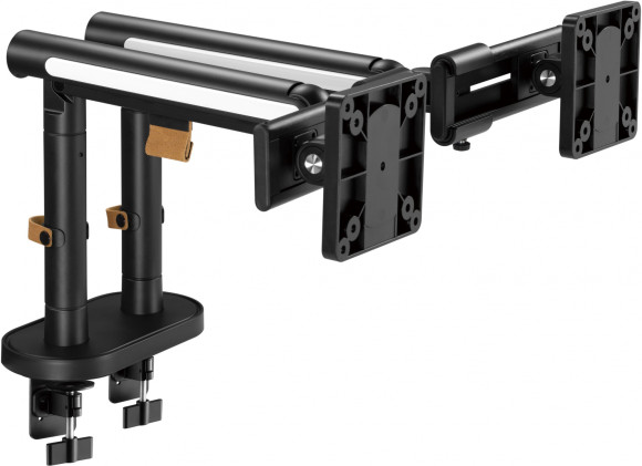 Кронштейн для мониторов Ultramounts UM727B черный 17"-32" макс.9кг крепление к столешнице поворот и наклон