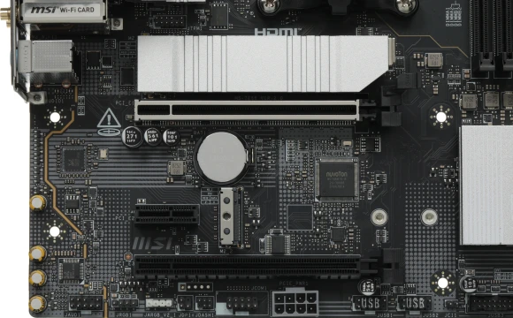 Материнская плата MSI PRO B850M-A WIFI Socket AM5 AMD B850 4xDDR5 mATX AC`97 8ch(7.1) 5Gigabit RAID+HDMI+DP